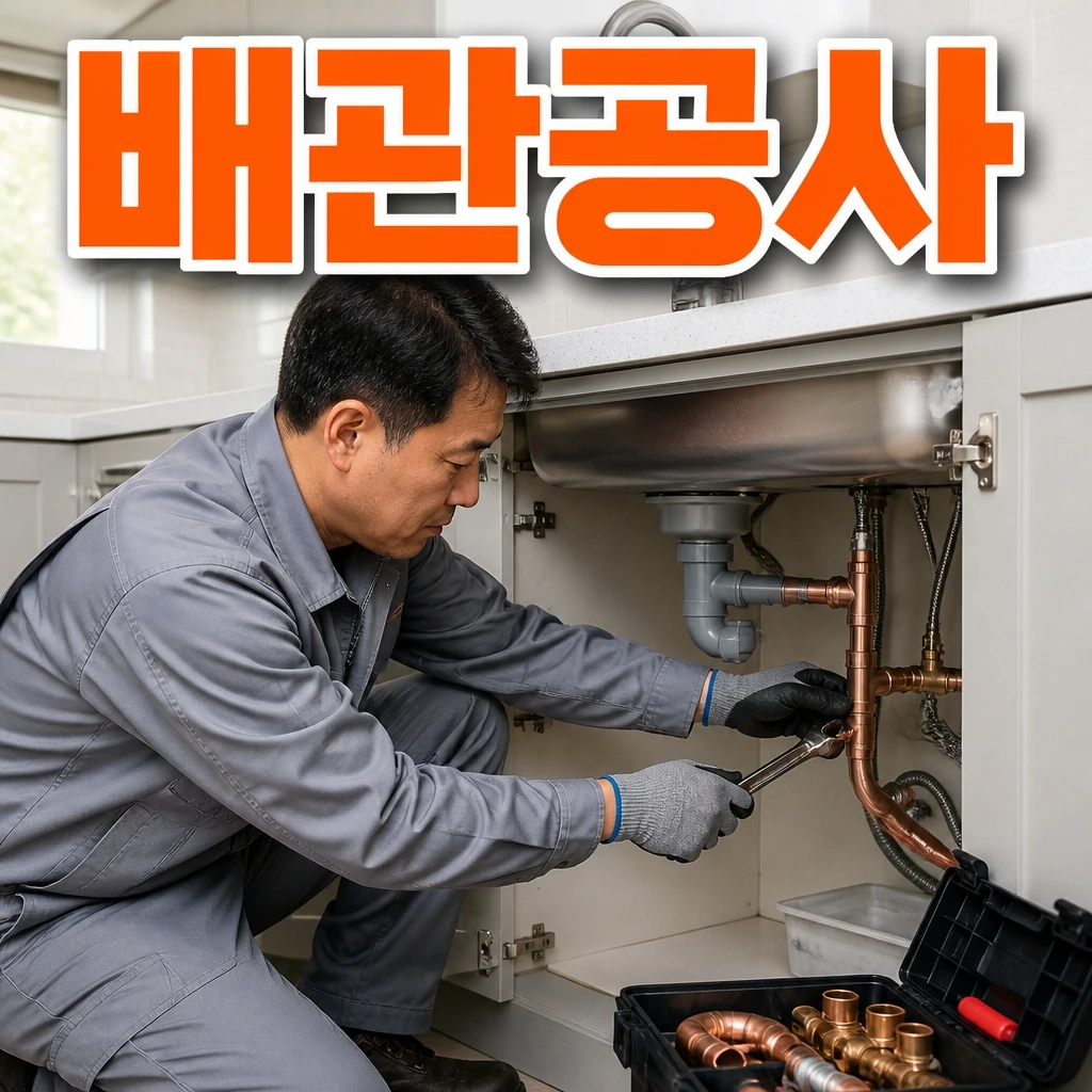광주광역시 집수리견적비교 - 배관공사 관련 상담 안내 이미지