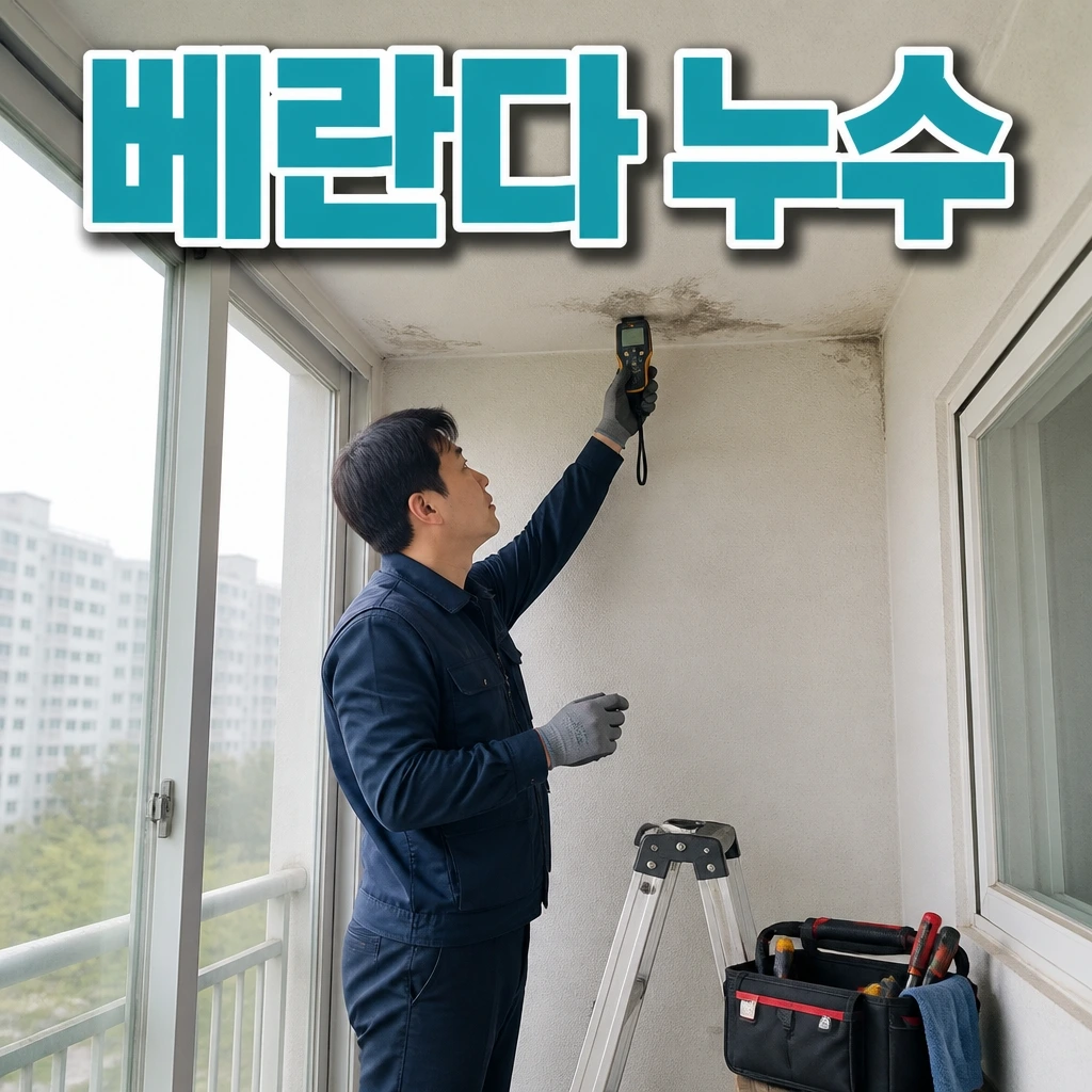 경기도 집수리견적비교 - 베란다누수 관련 상담 안내 이미지