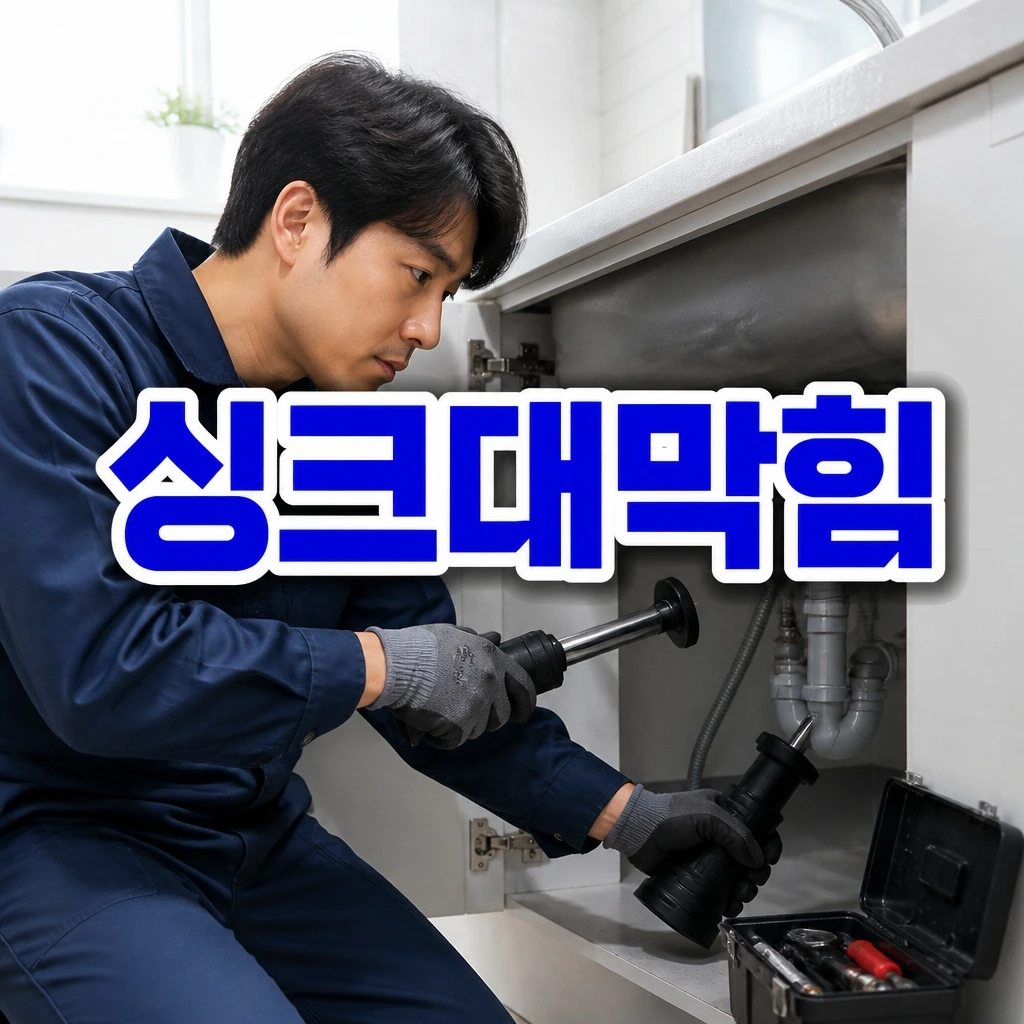 광주광역시 집수리견적비교 - 싱크대막힘 관련 상담 안내 이미지